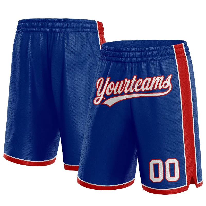 High-Quality Unisex Fashion Basics Casual Yet Chic Sales Custom Royal White-Red Authentic Basketball Shorts High-Quality Unisex Fashion Basics Casual Yet Chic Sales Custom Royal White-Red Authentic Basketball Shorts