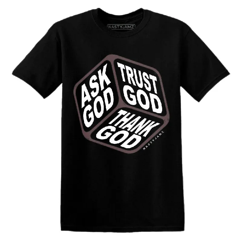 Stylish Unisex Outfit Ideas Street Style Discounts Burgundy Crush 3s NastyJamz T-Shirt Match Trust God