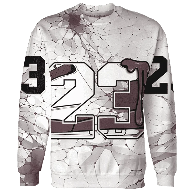Versatile Unisex Layering Pieces Valentine's Special NastyJamz Burgundy Crush 3s Sweatshirt Match 23 Sneaker All-Over Print Versatile Unisex Layering Pieces Valentine's Special NastyJamz Burgundy Crush 3s Sweatshirt Match 23 Sneaker All-Over Print
