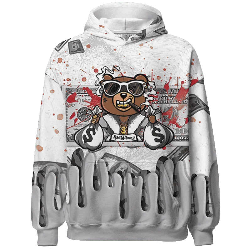 Sleek And Comfortable Unisex Wear Daring Fashion Promotions NastyJamz Cement Grey 3s Hoodie Match BER Dollar All-Over Print Sleek And Comfortable Unisex Wear Daring Fashion Promotions NastyJamz Cement Grey 3s Hoodie Match BER Dollar All-Over Print