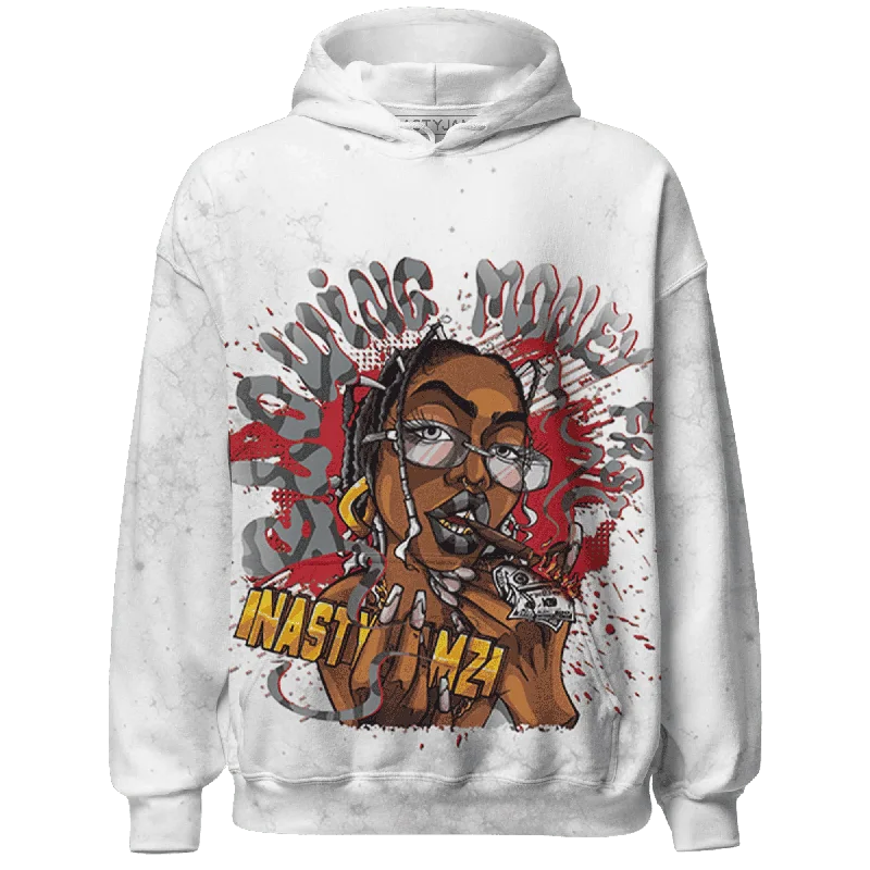 Chic And Casual Unisex Fashion Trends Fashion Sale NastyJamz Cement Grey 3s Hoodie Match Blowing Money Fast Girl All-Over Print Chic And Casual Unisex Fashion Trends Fashion Sale NastyJamz Cement Grey 3s Hoodie Match Blowing Money Fast Girl All-Over Print