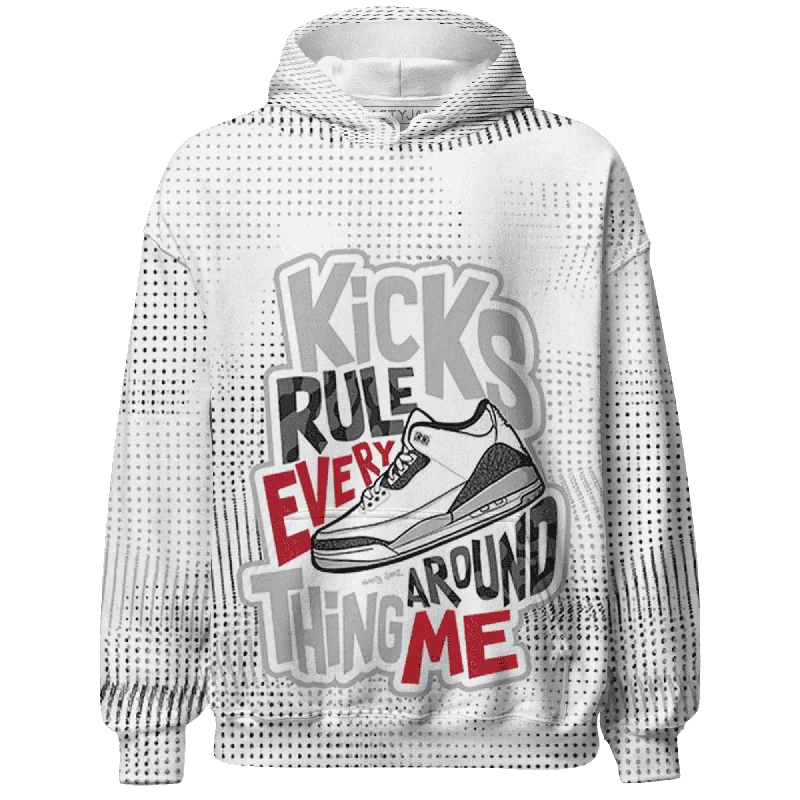 Urban Unisex Fashion Outfits Latest Trends NastyJamz Cement Grey 3s Hoodie Match Kicks Rule All-Over Print Urban Unisex Fashion Outfits Latest Trends NastyJamz Cement Grey 3s Hoodie Match Kicks Rule All-Over Print