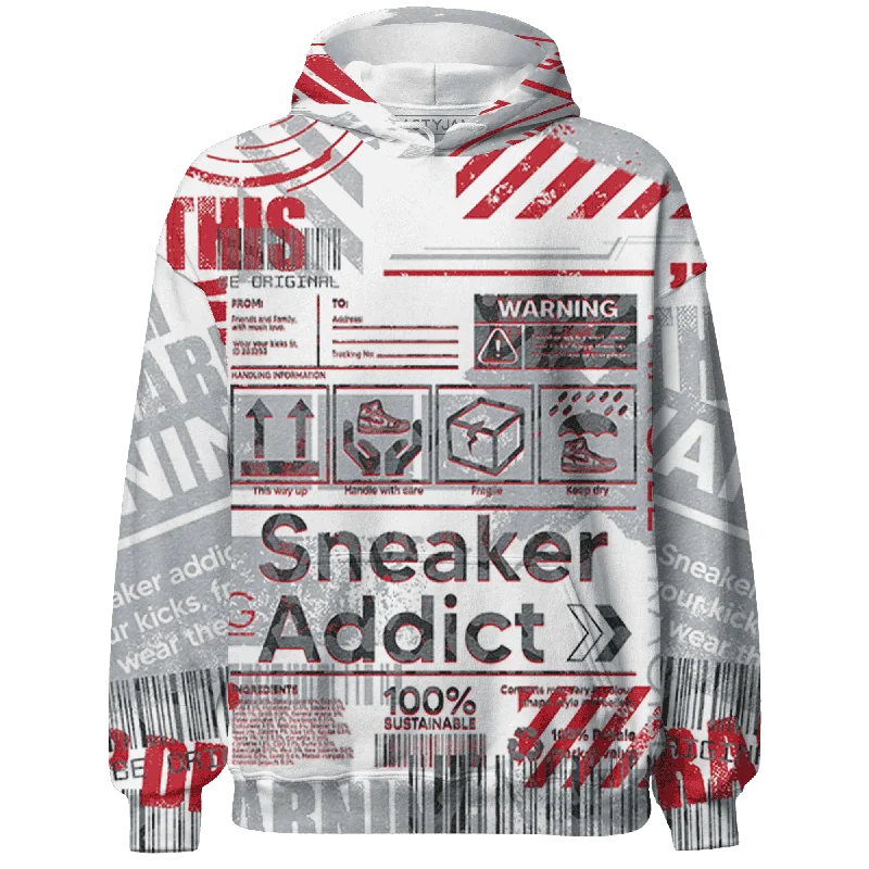Sustainable Gender-Neutral Apparel Style Upgrade NastyJamz Cement Grey 3s Hoodie Match Sneaker Addict Warning All-Over Print Sustainable Gender-Neutral Apparel Style Upgrade NastyJamz Cement Grey 3s Hoodie Match Sneaker Addict Warning All-Over Print