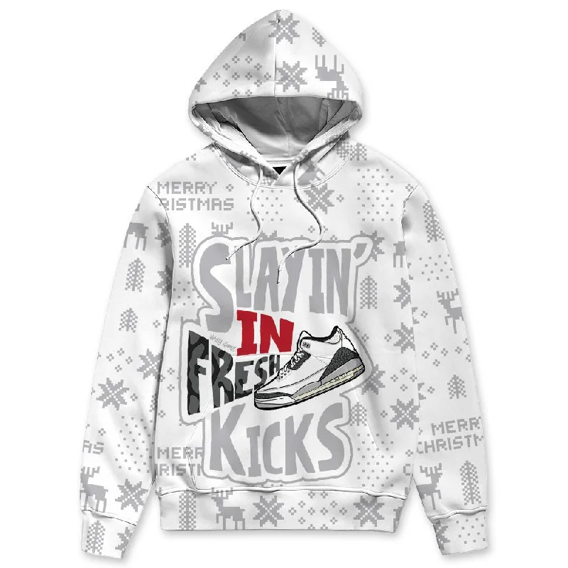 Comfortable Unisex Streetwear Glamorous Fashion Offers Cement Grey 3s NastyJamz Hoodie Match Slayin Kicks All-Over Print Comfortable Unisex Streetwear Glamorous Fashion Offers Cement Grey 3s NastyJamz Hoodie Match Slayin Kicks All-Over Print