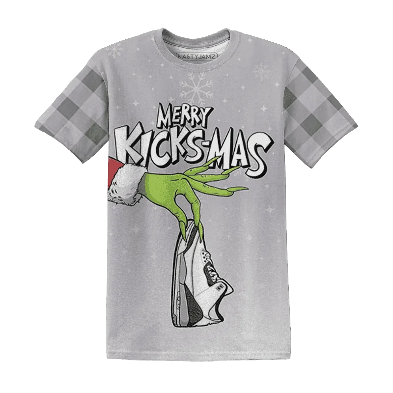 Bold And Trendy Gender-Neutral Outfits Cement Grey 3s NastyJamz T-Shirt Match Merry Kicksmas All-Over Print Bold And Trendy Gender-Neutral Outfits Cement Grey 3s NastyJamz T-Shirt Match Merry Kicksmas All-Over Print