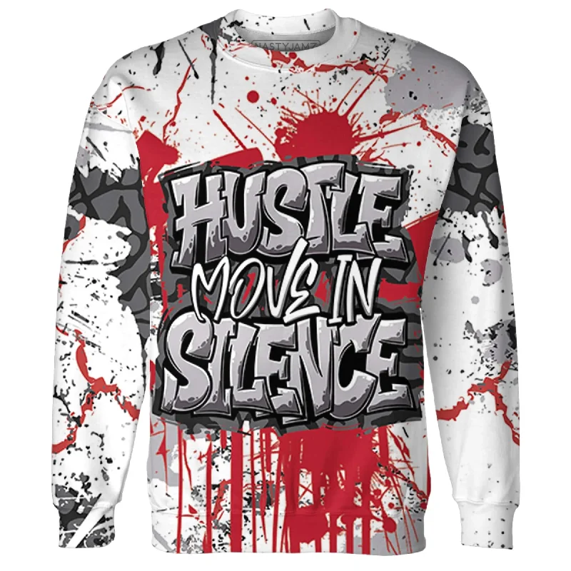 Sleek And Comfortable Unisex Wear Limited Edition NastyJamz Cement Grey 3s Sweatshirt Match Hustle Move In Silence All-Over Print Sleek And Comfortable Unisex Wear Limited Edition NastyJamz Cement Grey 3s Sweatshirt Match Hustle Move In Silence All-Over Print
