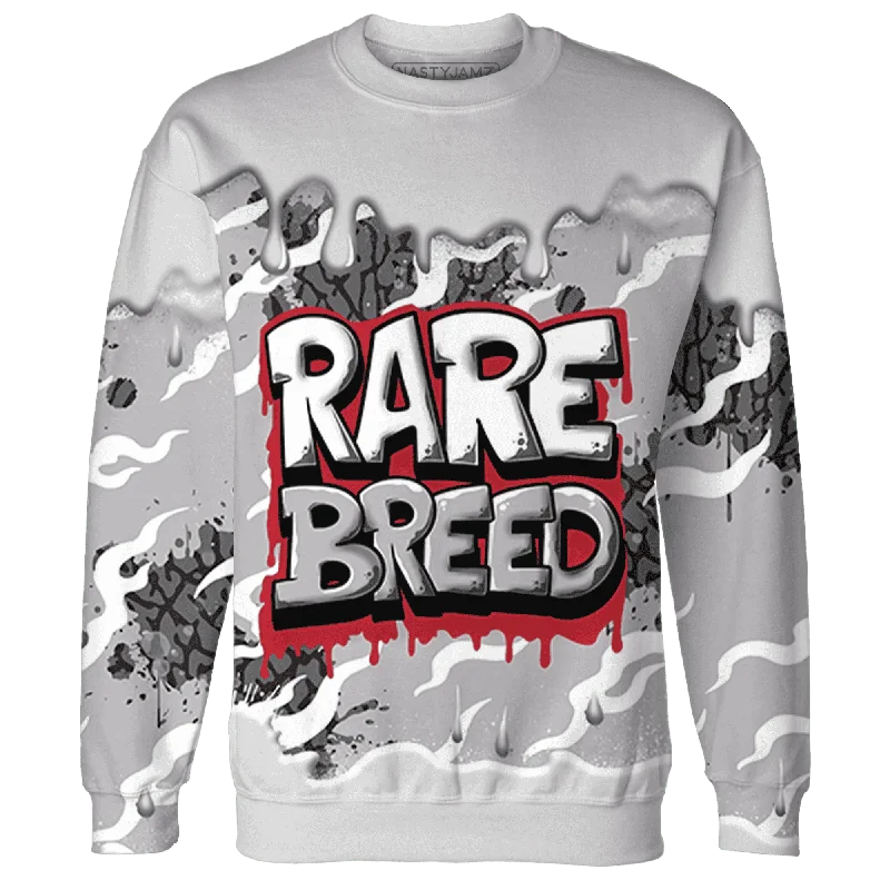 Relaxed-Fit Unisex Clothing Options You'Ll Love Us Because NastyJamz Cement Grey 3s Sweatshirt Match Rare Breed Drippin All-Over Print Relaxed-Fit Unisex Clothing Options You'Ll Love Us Because NastyJamz Cement Grey 3s Sweatshirt Match Rare Breed Drippin All-Over Print