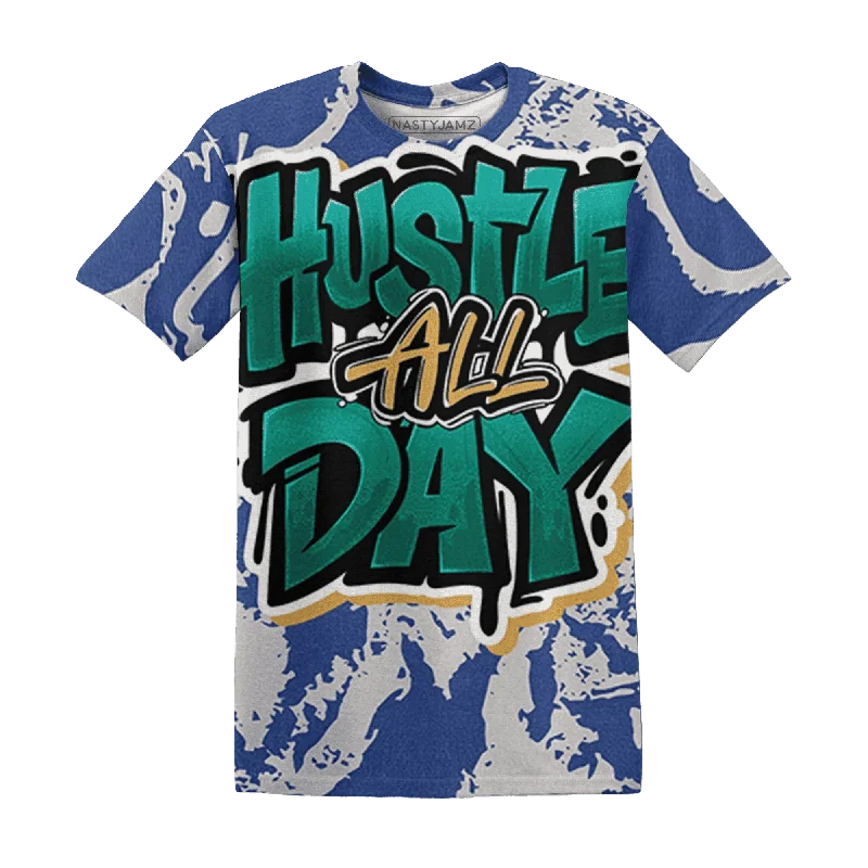 Unisex Casual Fashion Trends Dunk Hyper Royal Malachite NastyJamz T-Shirt Match Hustle All Day All-Over Print Unisex Casual Fashion Trends Dunk Hyper Royal Malachite NastyJamz T-Shirt Match Hustle All Day All-Over Print