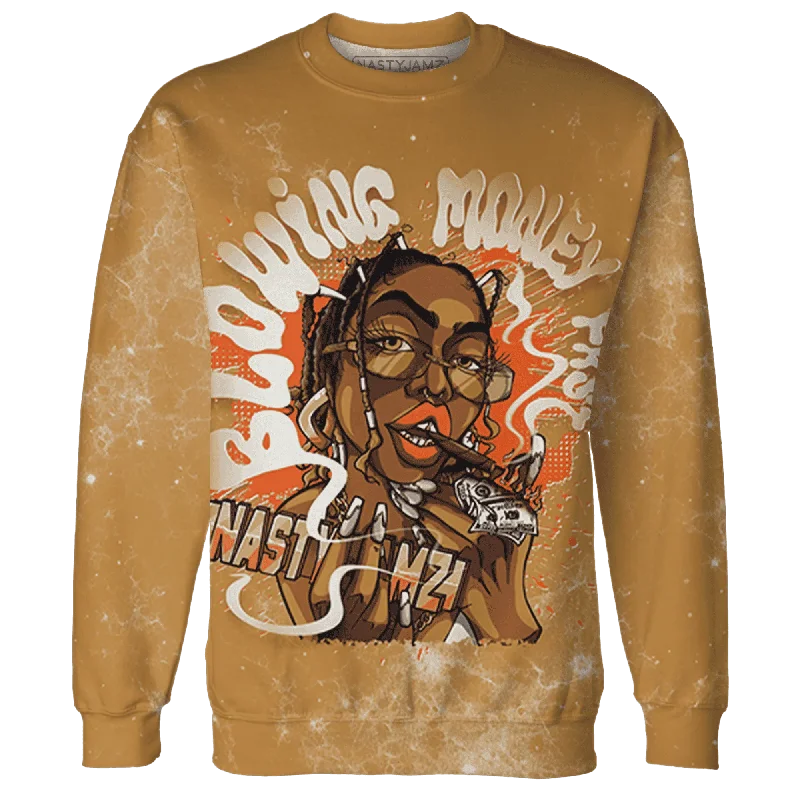 High-Quality Unisex Basics For Everyday Wear Flash Sale, Don'T Miss Dunk Low Retro Wheat Orange NastyJamz Sweatshirt Match Blowing Money Fast Girl All-Over Print