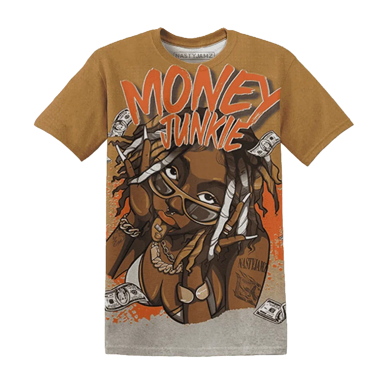 Fashion-Forward Unisex Apparel Dunk Low Retro Wheat Orange NastyJamz T-Shirt Match Money Junkie All-Over Print Fashion-Forward Unisex Apparel Dunk Low Retro Wheat Orange NastyJamz T-Shirt Match Money Junkie All-Over Print