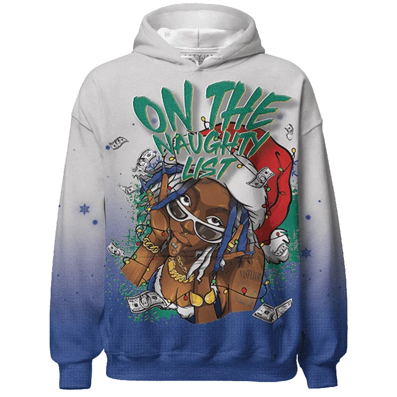 Casual And Trendy Unisex Fashion Staples Final Sale Dunk Royal Malachite NastyJamz Hoodie Match Xmas Naughty List All-Over Print Casual And Trendy Unisex Fashion Staples Final Sale Dunk Royal Malachite NastyJamz Hoodie Match Xmas Naughty List All-Over Print