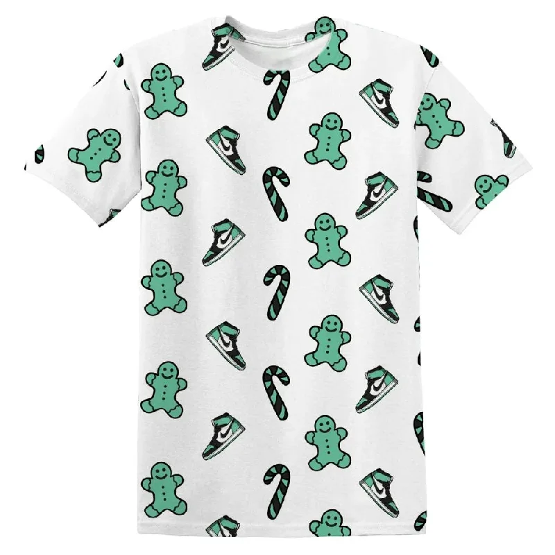 Gender-Neutral Trendy Clothing Styles Green Glow 1s NastyJamz T-Shirt Match Candy Cookie Kicks All-Over Print Gender-Neutral Trendy Clothing Styles Green Glow 1s NastyJamz T-Shirt Match Candy Cookie Kicks All-Over Print