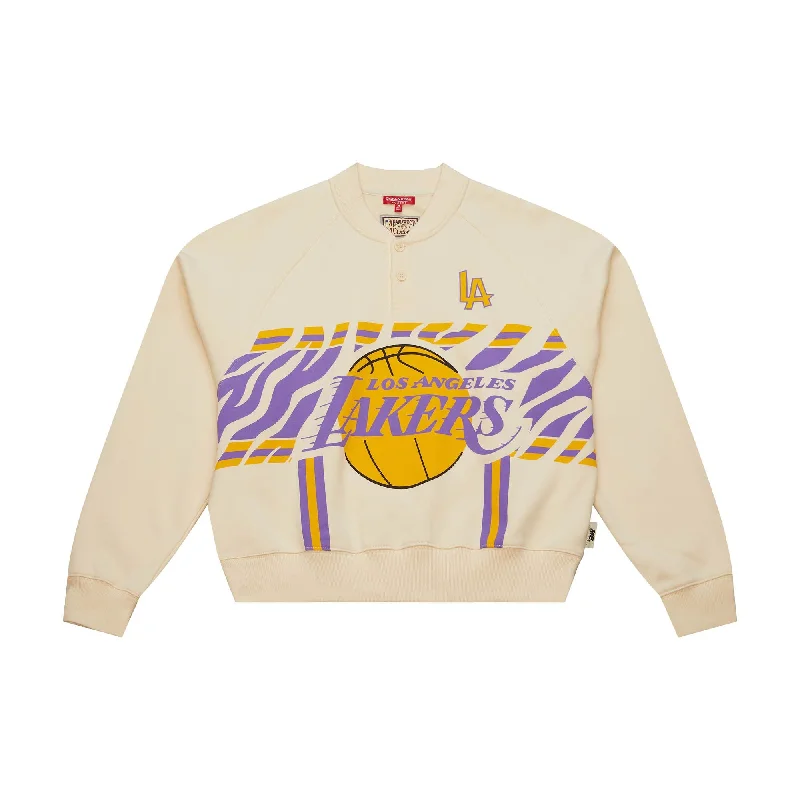 Classic And Timeless Unisex Style Seasonal Clearance Lakers x Melody Ehsani Unisex Raglan Pullover Classic And Timeless Unisex Style Seasonal Clearance Lakers x Melody Ehsani Unisex Raglan Pullover
