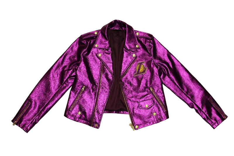 Gender-Neutral Trendy Clothing Styles Absurdly Cheap Sale Lakers x WC Purple Faux Leather Jacket Gender-Neutral Trendy Clothing Styles Absurdly Cheap Sale Lakers x WC Purple Faux Leather Jacket