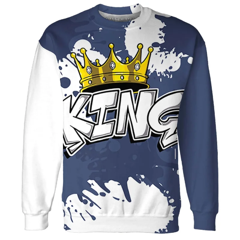 Breathable And Lightweight Unisex Wear Vintage Style Deals NastyJamz Low Diffused Blue 11s Sweatshirt Match KING All-Over Print Breathable And Lightweight Unisex Wear Vintage Style Deals NastyJamz Low Diffused Blue 11s Sweatshirt Match KING All-Over Print