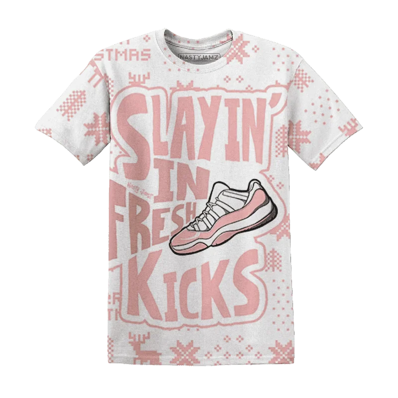 Sleek And Contemporary Gender-Free Outfits Low Legend Pink 11s NastyJamz T-Shirt Match Slayin Kicks All-Over Print Sleek And Contemporary Gender-Free Outfits Low Legend Pink 11s NastyJamz T-Shirt Match Slayin Kicks All-Over Print