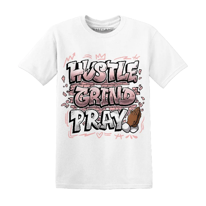 Soft And Breathable Unisex Loungewear Comfort Meets Fashion NastyJamz Low Legend Pink 11s T-Shirt Match Hustle Grind Pray