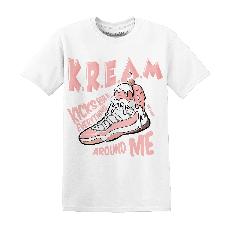 Oversized And Relaxed Unisex Fashion Modern Chic Discounts NastyJamz Low Legend Pink 11s T-Shirt Match Kream Sneaker Oversized And Relaxed Unisex Fashion Modern Chic Discounts NastyJamz Low Legend Pink 11s T-Shirt Match Kream Sneaker