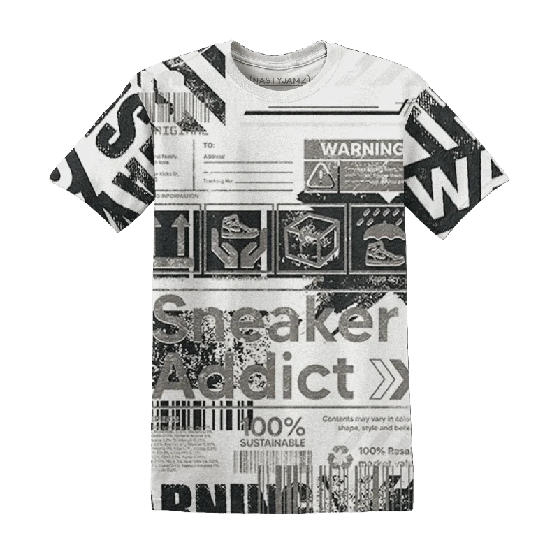 Urban Unisex Fashion Outfits NastyJamz Low Mocha 1s T-Shirt Match Sneaker Addict Warning All-Over Print Urban Unisex Fashion Outfits NastyJamz Low Mocha 1s T-Shirt Match Sneaker Addict Warning All-Over Print