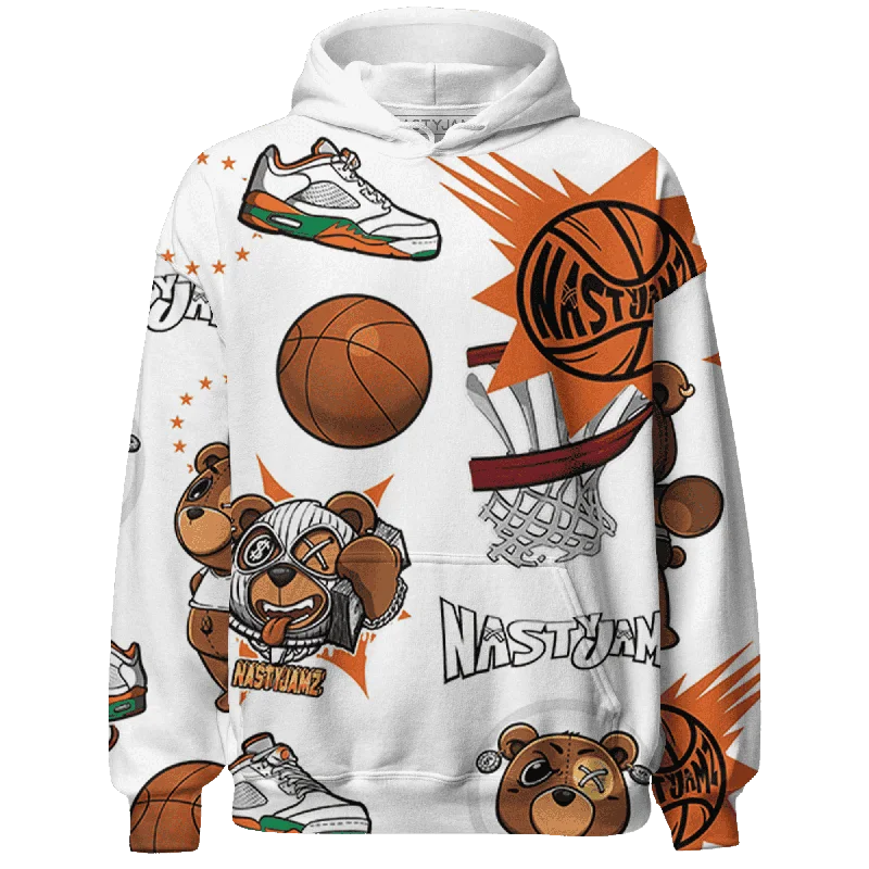 Modern Unisex Wardrobe Staples You'Ll Love Us Because NastyJamz MAM Hurricanes 5s Hoodie Match BER Icon Wallpapers All-Over Print