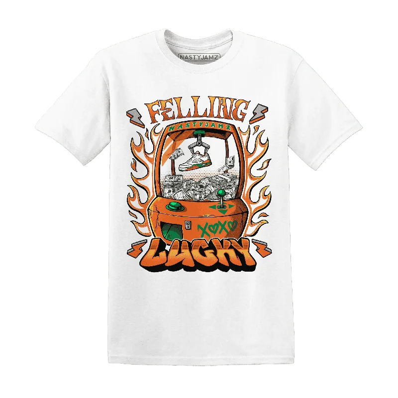 Casual And Trendy Unisex Fashion Staples Street Chic Discounts NastyJamz MAM Hurricanes 5s T-Shirt Match Feeling Lucky Casual And Trendy Unisex Fashion Staples Street Chic Discounts NastyJamz MAM Hurricanes 5s T-Shirt Match Feeling Lucky