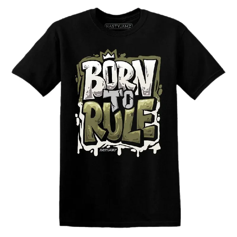 Classic And Timeless Gender-Neutral Fashion Flash Sale Medium Olive 1s NastyJamz T-Shirt Match Born To Rule Classic And Timeless Gender-Neutral Fashion Flash Sale Medium Olive 1s NastyJamz T-Shirt Match Born To Rule