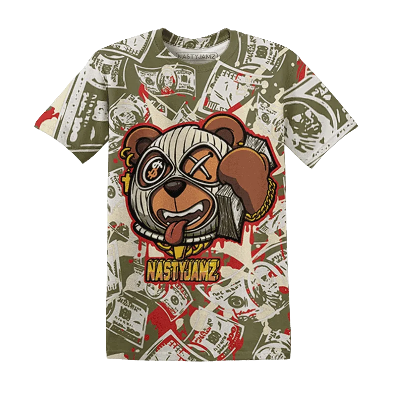 Versatile Clothing For All Genders NastyJamz Medium Olive 1s T-Shirt Match Money Motive BER All-Over Print Versatile Clothing For All Genders NastyJamz Medium Olive 1s T-Shirt Match Money Motive BER All-Over Print