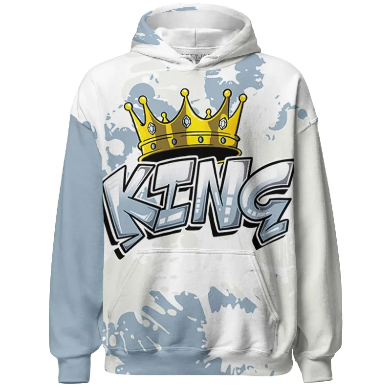 Versatile Clothing For All Genders Hot Picks NastyJamz Mid Diffused Blue Grey 1s Hoodie Match KING All-Over Print Versatile Clothing For All Genders Hot Picks NastyJamz Mid Diffused Blue Grey 1s Hoodie Match KING All-Over Print