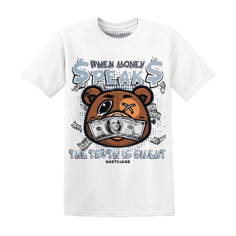 Minimalist Unisex Fashion Essentials Discover Promotions NastyJamz Mid Diffused Blue Grey 1s T-Shirt Match BER Money Speaks Truth Silent Minimalist Unisex Fashion Essentials Discover Promotions NastyJamz Mid Diffused Blue Grey 1s T-Shirt Match BER Money Speaks Truth Silent