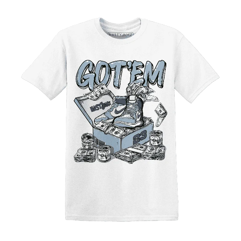 Sustainable And Ethical Unisex Clothing Fashion Forward NastyJamz Mid Diffused Blue Grey 1s T-Shirt Match Dollar Sneaker Box Sustainable And Ethical Unisex Clothing Fashion Forward NastyJamz Mid Diffused Blue Grey 1s T-Shirt Match Dollar Sneaker Box
