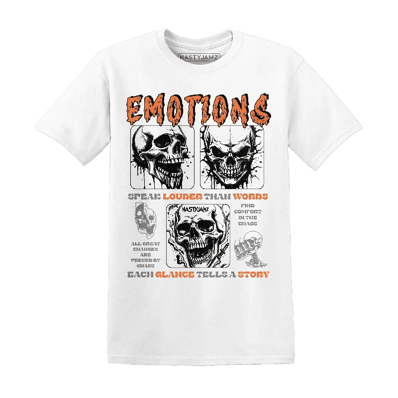 Oversized And Relaxed Unisex Fashion Fashionable Comfort Promotions NastyJamz AM TW White Orange T-Shirt Match Emotions Skull Oversized And Relaxed Unisex Fashion Fashionable Comfort Promotions NastyJamz AM TW White Orange T-Shirt Match Emotions Skull