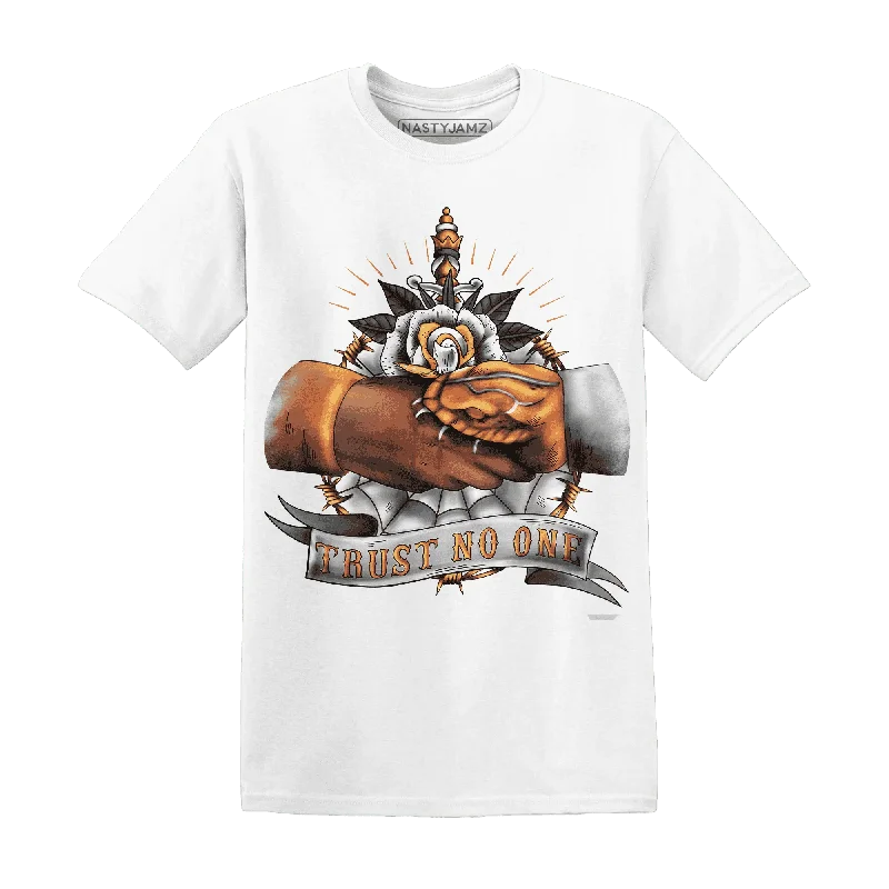 Contemporary Gender-Free Clothing Styles Limited Time Flash Sale NastyJamz AM TW White Orange T-Shirt Match Trust No One Old School Contemporary Gender-Free Clothing Styles Limited Time Flash Sale NastyJamz AM TW White Orange T-Shirt Match Trust No One Old School