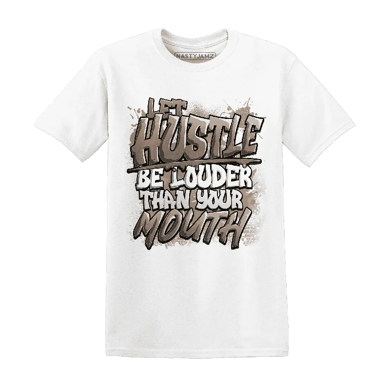 Gender-Neutral Trendy Clothing Styles Discover Promotions NastyJamz Low Mocha 1s T-Shirt Match Hustle Louder Gender-Neutral Trendy Clothing Styles Discover Promotions NastyJamz Low Mocha 1s T-Shirt Match Hustle Louder