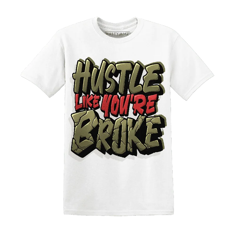 Classic And Timeless Unisex Style Glamorous Fashion Offers NastyJamz Medium Olive 1s T-Shirt Match Hustle Like Broke Classic And Timeless Unisex Style Glamorous Fashion Offers NastyJamz Medium Olive 1s T-Shirt Match Hustle Like Broke