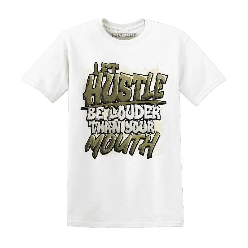 Urban-Inspired Unisex Fashion Pieces Fashion Sale NastyJamz Medium Olive 1s T-Shirt Match Hustle Louder Urban-Inspired Unisex Fashion Pieces Fashion Sale NastyJamz Medium Olive 1s T-Shirt Match Hustle Louder