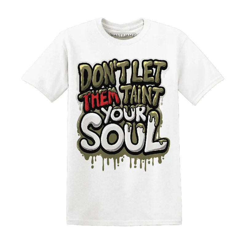 Modern Unisex Wardrobe Staples Elevated Casual Discounts NastyJamz Medium Olive 1s T-Shirt Match Never Taint Your Soul Modern Unisex Wardrobe Staples Elevated Casual Discounts NastyJamz Medium Olive 1s T-Shirt Match Never Taint Your Soul