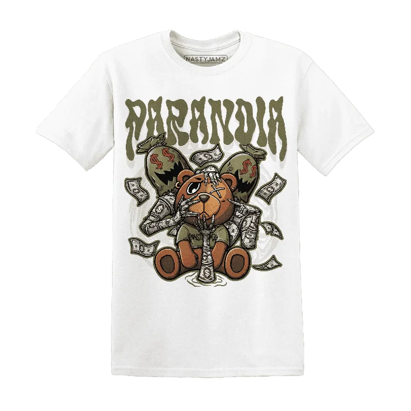 Urban Unisex Fashion Outfits High-End Style Discounts NastyJamz Medium Olive 1s T-Shirt Match Paranoia Money BER