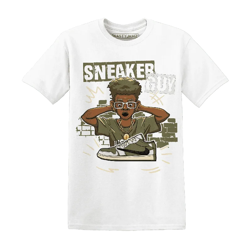 Sustainable And Ethical Unisex Clothing Daring Fashion Promotions NastyJamz Medium Olive 1s T-Shirt Match Sneaker Guy Collector Sustainable And Ethical Unisex Clothing Daring Fashion Promotions NastyJamz Medium Olive 1s T-Shirt Match Sneaker Guy Collector