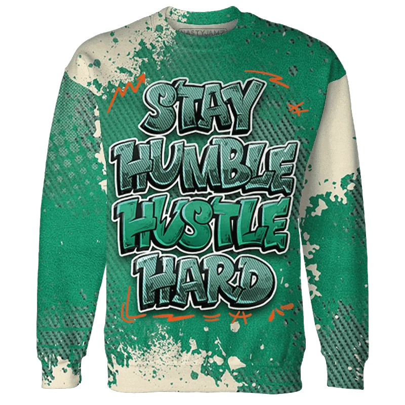 Modern Unisex Streetwear Outfits Chic & Modern Sales NastyJamz Nina CN Abney 3s Sweatshirt Match Stay Humble Hustle Hard All-Over Print