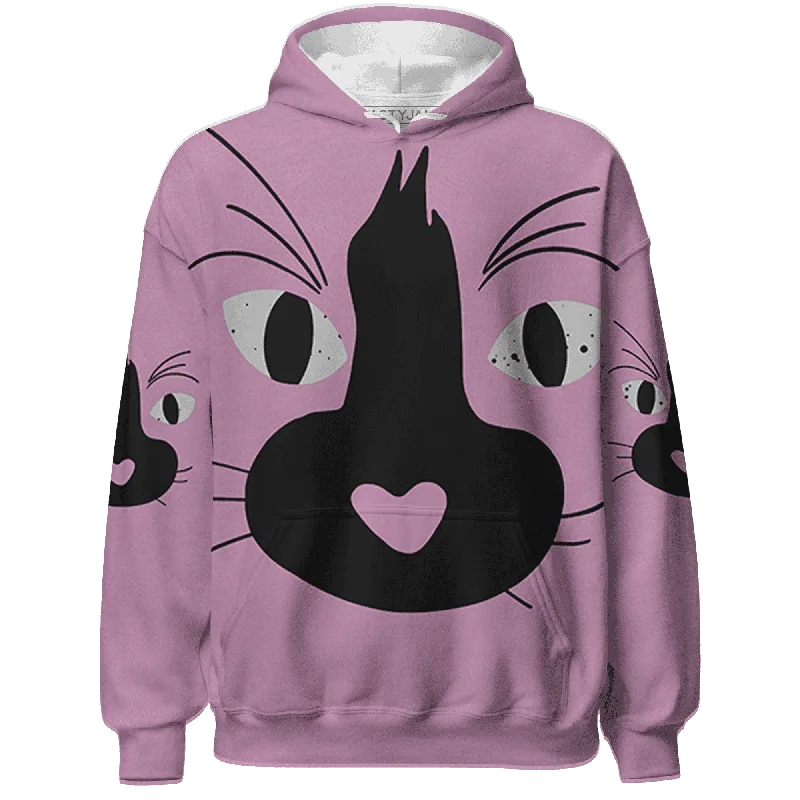 Unisex Everyday Fashion Essentials Winter Warehouse Sale Orchid Neutral Grey Black White 4s NastyJamz Hoodie Match Meow All-Over Print