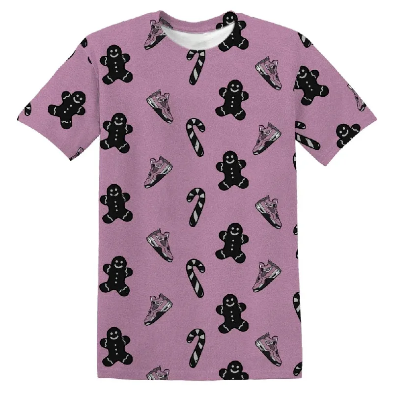Fashion-Forward Unisex Apparel Orchid Neutral Grey Black White 4s NastyJamz T-Shirt Match Candy Cookie Kicks All-Over Print Fashion-Forward Unisex Apparel Orchid Neutral Grey Black White 4s NastyJamz T-Shirt Match Candy Cookie Kicks All-Over Print