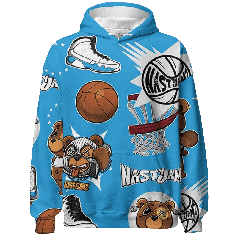 All-Season Unisex Clothing Collection Browse Our Top Products NastyJamz Powder Blue 9s Hoodie Match BER Icon Wallpapers All-Over Print