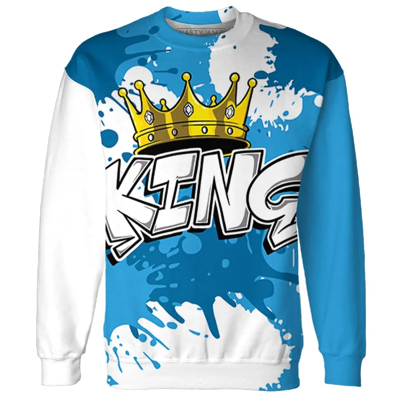 Unisex Everyday Fashion Essentials Comfortable Chic NastyJamz Powder Blue 9s Sweatshirt Match KING All-Over Print Unisex Everyday Fashion Essentials Comfortable Chic NastyJamz Powder Blue 9s Sweatshirt Match KING All-Over Print