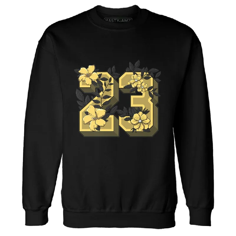 High-Quality Unisex Basics For Everyday Wear Modern Chic Discounts PT Metallic Gold White 12s NastyJamz Sweatshirt Match 23 Floral High-Quality Unisex Basics For Everyday Wear Modern Chic Discounts PT Metallic Gold White 12s NastyJamz Sweatshirt Match 23 Floral