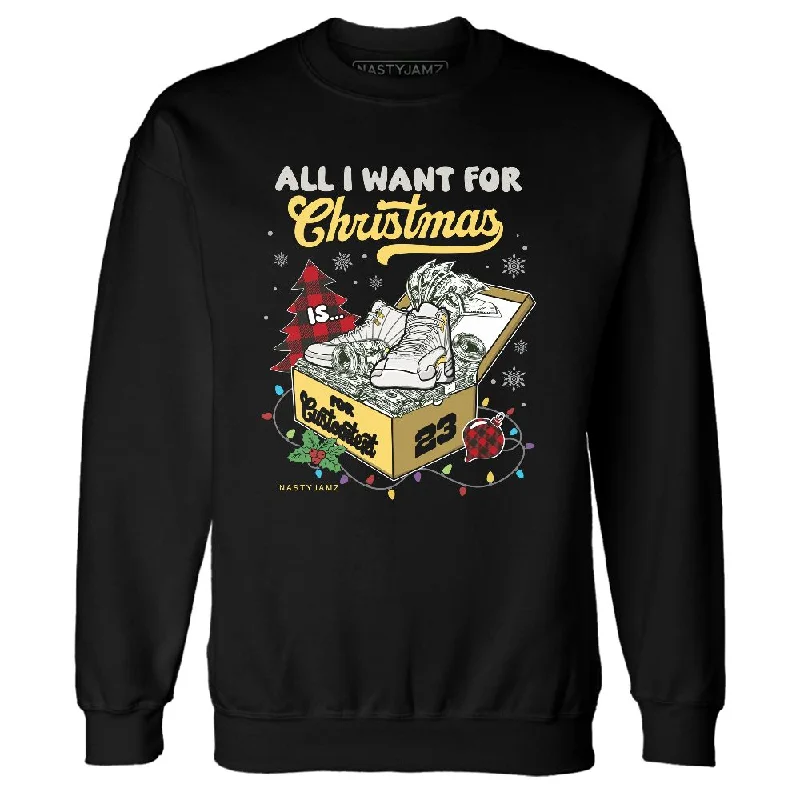Oversized Unisex Fashion Pieces Playful Fashion Offers PT Metallic Gold White 12s NastyJamz Sweatshirt Match Dollar Sneaker Box Christmas Custom Oversized Unisex Fashion Pieces Playful Fashion Offers PT Metallic Gold White 12s NastyJamz Sweatshirt Match Dollar Sneaker Box Christmas Custom