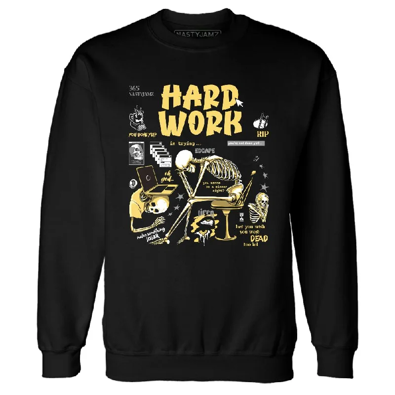 Unisex Casual Fashion Trends Classy Style Discounts PT Metallic Gold White 12s NastyJamz Sweatshirt Match Hard Work Unisex Casual Fashion Trends Classy Style Discounts PT Metallic Gold White 12s NastyJamz Sweatshirt Match Hard Work