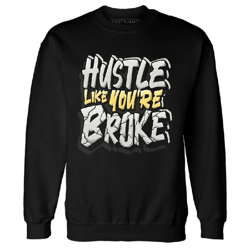 Functional And Stylish Unisex Outerwear Cool Prices PT Metallic Gold White 12s NastyJamz Sweatshirt Match Hustle Like Broke Functional And Stylish Unisex Outerwear Cool Prices PT Metallic Gold White 12s NastyJamz Sweatshirt Match Hustle Like Broke