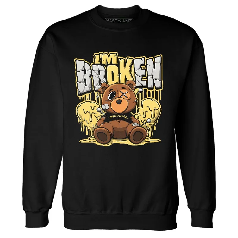Unisex Casual Wear For All Seasons Glamorous Fashion Offers PT Metallic Gold White 12s NastyJamz Sweatshirt Match Im Broken BER Unisex Casual Wear For All Seasons Glamorous Fashion Offers PT Metallic Gold White 12s NastyJamz Sweatshirt Match Im Broken BER