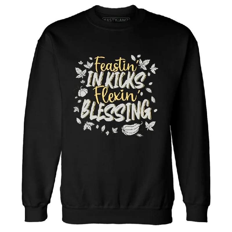 Trendy Unisex Trendy Looks On Sale PT Metallic Gold White 12s NastyJamz Sweatshirt Match Kicks Feasting Trendy Unisex Trendy Looks On Sale PT Metallic Gold White 12s NastyJamz Sweatshirt Match Kicks Feasting