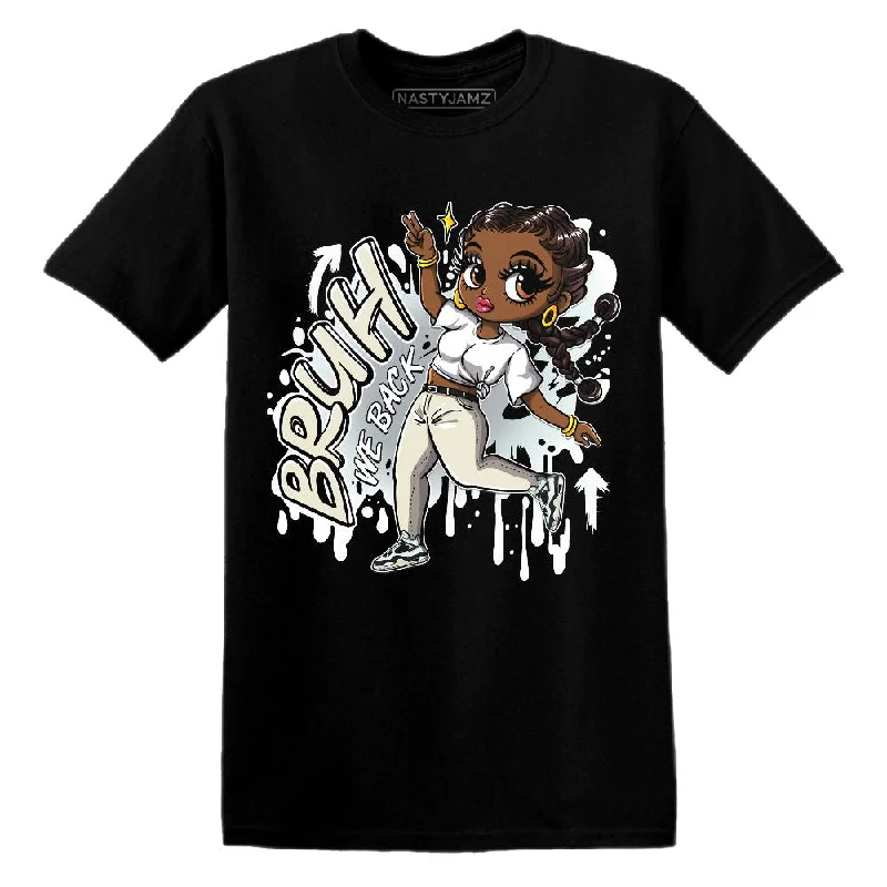 Functional And Stylish Unisex Wear Pure Platinum 4s NastyJamz T-Shirt Match Bruh We Back Girl Functional And Stylish Unisex Wear Pure Platinum 4s NastyJamz T-Shirt Match Bruh We Back Girl